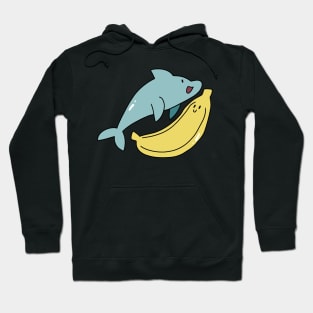 Dolphin and Giant Banana Hoodie